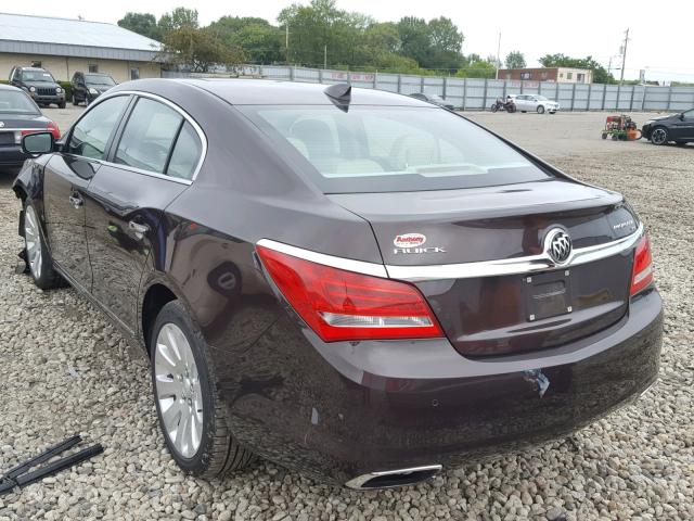 1G4GE5G30GF160721 - 2016 BUICK LACROSSE P BROWN photo 3