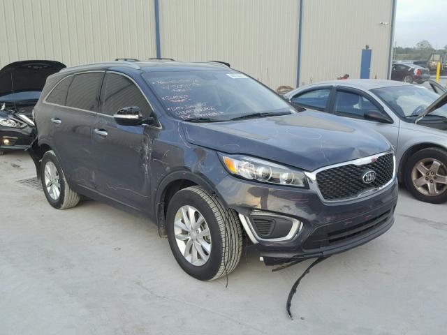 5XYPG4A34HG277637 - 2017 KIA SORENTO LX CHARCOAL photo 1