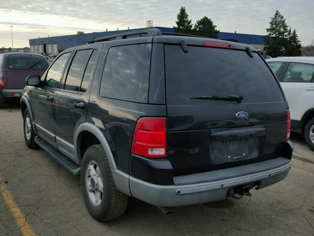 1FMZU73K42ZC76516 - 2002 FORD EXPLORER BLACK photo 3