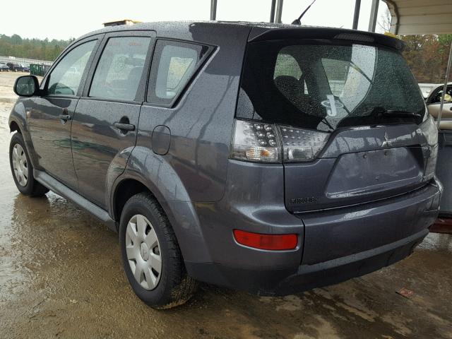 JA4LS21W29Z013454 - 2009 MITSUBISHI OUTLANDER GRAY photo 3