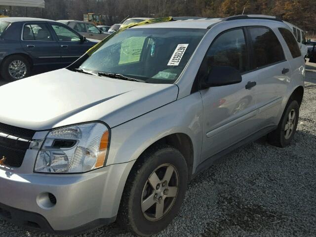 2CNDL13F496223544 - 2009 CHEVROLET EQUINOX LS SILVER photo 2