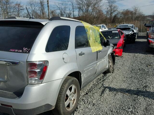 2CNDL13F496223544 - 2009 CHEVROLET EQUINOX LS SILVER photo 4