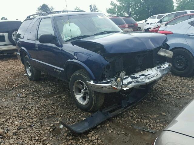 1GNCS18W2YK162063 - 2000 CHEVROLET BLAZER BLUE photo 1