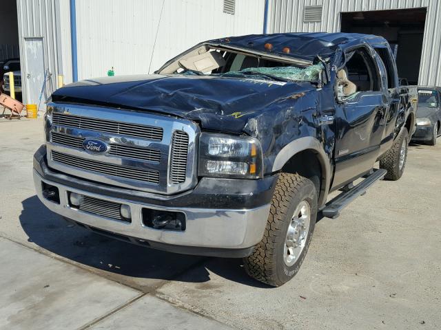 1FTSW20P85EC32386 - 2005 FORD F250 SUPER BLACK photo 2