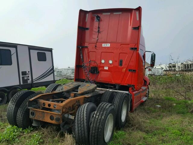 1HSDJSJR4DJ150322 - 2013 INTERNATIONAL PROSTAR أحمر صورة 4