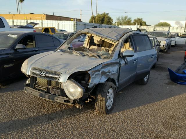 KM8JN12D47U484197 - 2007 HYUNDAI TUCSON SE BLUE photo 2