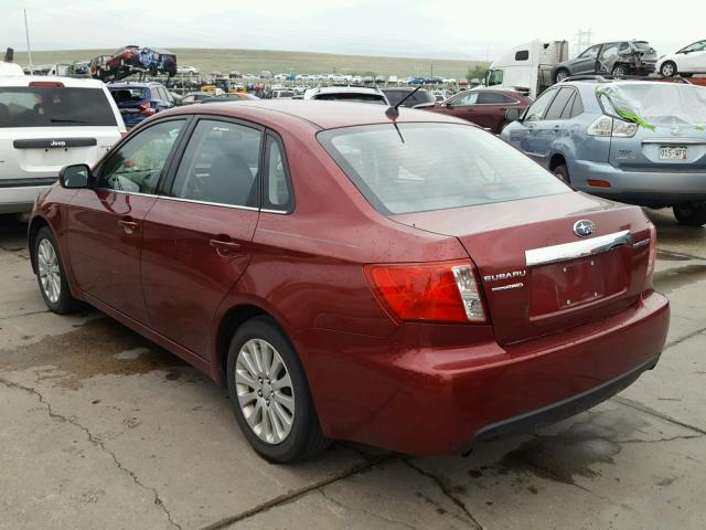 JF1GE6B62BH523261 - 2011 SUBARU IMPREZA 2. MAROON photo 3