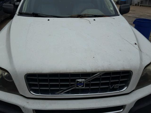 YV1CZ852051217782 - 2005 VOLVO XC90 V8 WHITE photo 7