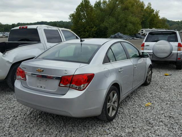 1G1PG5SC4C7247394 - 2012 CHEVROLET CRUZE LT SILVER photo 4