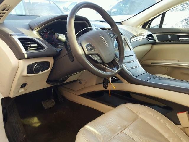 3LN6L2JK9DR825856 - 2013 LINCOLN MKZ Burdeos foto 5