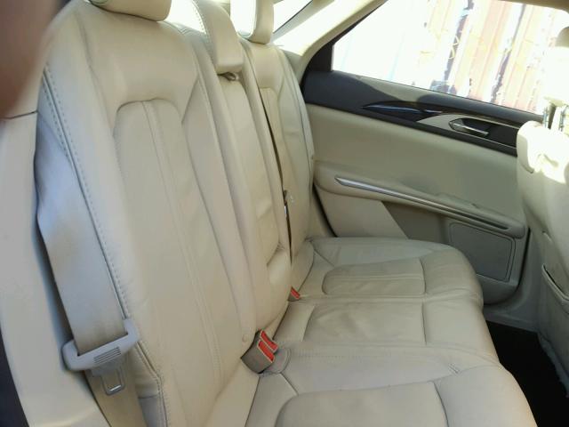 3LN6L2JK9DR825856 - 2013 LINCOLN MKZ Burdeos foto 6