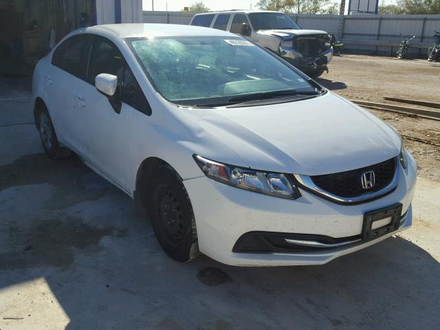 19XFB2F58FE020287 - 2015 HONDA CIVIC LX WHITE photo 1