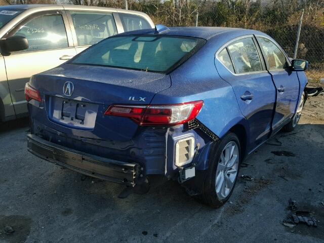 19UDE2F75GA010449 - 2016 ACURA ILX PREMIU BLUE photo 4