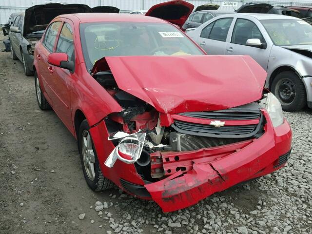 1G1AL55F977160121 - 2007 CHEVROLET COBALT LT RED photo 1