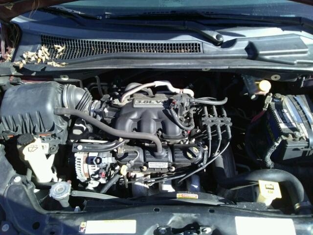 2A8HR54P18R657302 - 2008 CHRYSLER TOWN & COU BURGUNDY photo 7