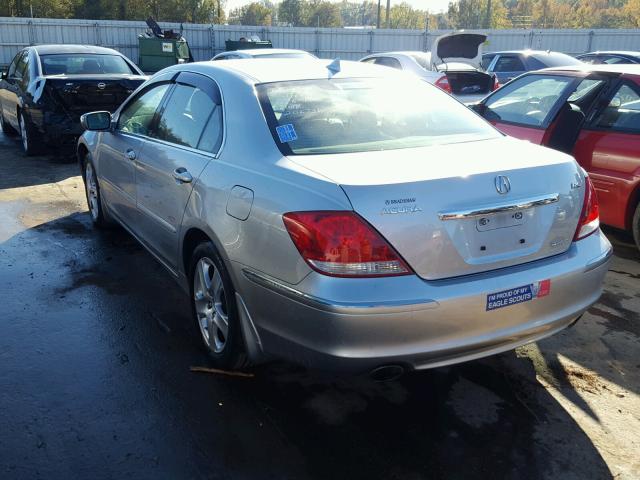 JH4KB16568C004493 - 2008 ACURA RL Gümüş foto 3