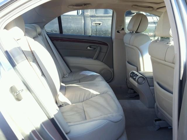 JH4KB16568C004493 - 2008 ACURA RL Gümüş foto 6