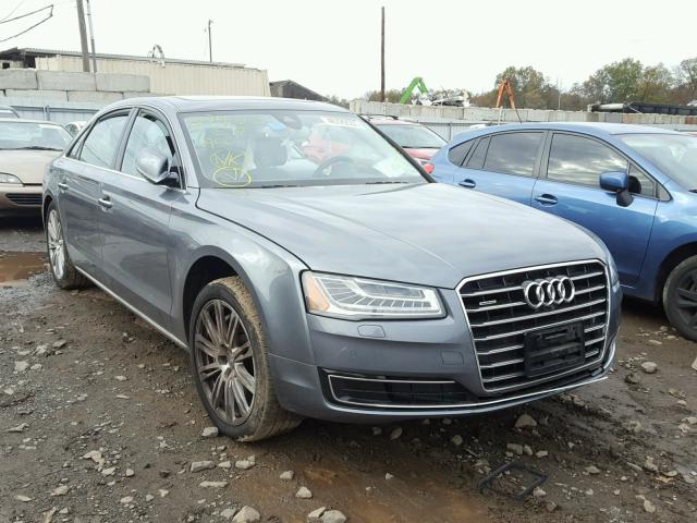 WAU3MAFD1FN025175 - 2015 AUDI A8 L TDI GRAY photo 1