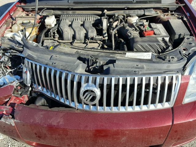 1MEFM40107G604677 - 2007 MERCURY MONTEGO LU MAROON photo 7