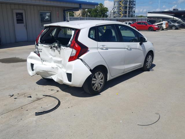 3HGGK5H51GM701211 - 2016 HONDA FIT LX WHITE photo 4