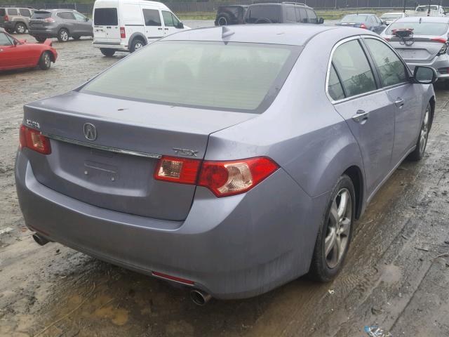 JH4CU2F67CC030350 - 2012 ACURA TSX TECH BLUE photo 4