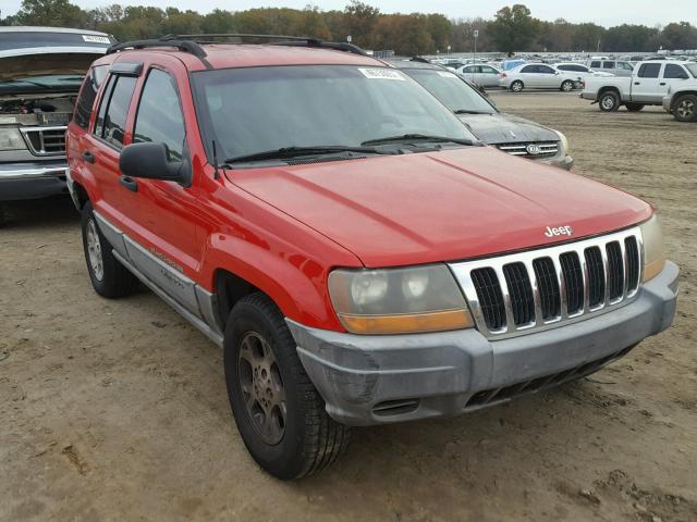 1J4GW48S4YC292086 - 2000 JEEP GRAND CHER RED photo 1