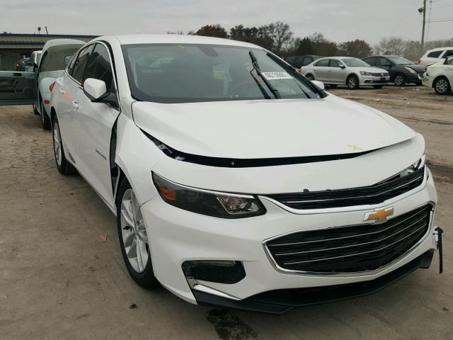 1G1ZD5ST1JF138413 - 2018 CHEVROLET MALIBU WHITE photo 1