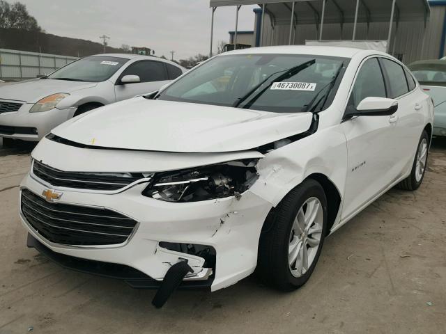 1G1ZD5ST1JF138413 - 2018 CHEVROLET MALIBU WHITE photo 2