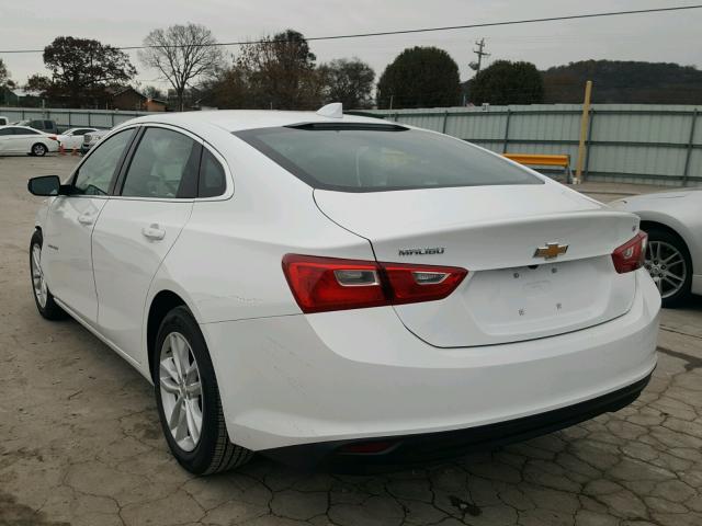 1G1ZD5ST1JF138413 - 2018 CHEVROLET MALIBU WHITE photo 3