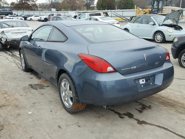 1G2ZH158064259792 - 2006 PONTIAC G6 GT BLUE photo 3