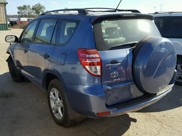 JTMBF33V39D002931 - 2009 TOYOTA RAV4 BLUE photo 3