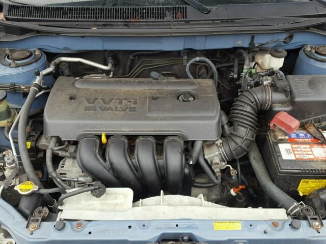 2T1KR30E65C502083 - 2005 TOYOTA COROLLA MA BLUE photo 7