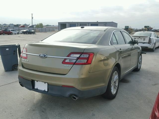 1FAHP2E80DG177336 - 2013 FORD TAURUS SEL GREEN photo 4