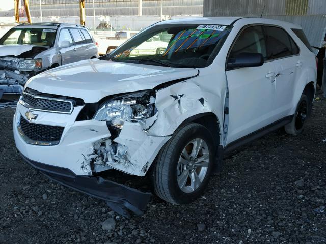 1GNALBEK1DZ111361 - 2013 CHEVROLET EQUINOX LS WHITE photo 2