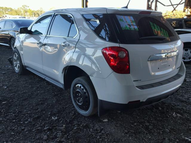 1GNALBEK1DZ111361 - 2013 CHEVROLET EQUINOX LS WHITE photo 3