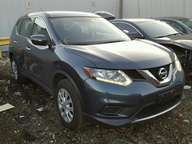 5N1AT2MV7EC857334 - 2014 NISSAN ROGUE S GRAY photo 1