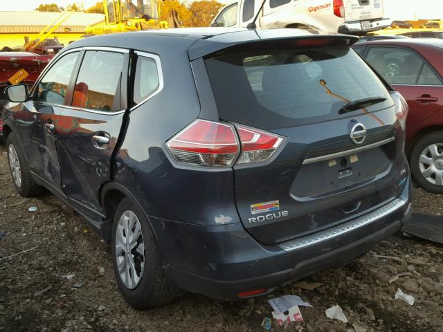 5N1AT2MV7EC857334 - 2014 NISSAN ROGUE S GRAY photo 3