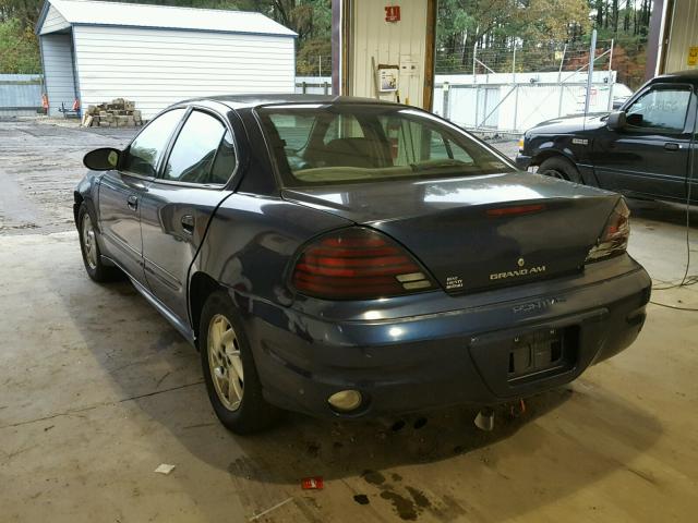 1G2NF52E34M583936 - 2004 PONTIAC GRAND AM S 蓝色 照片 3