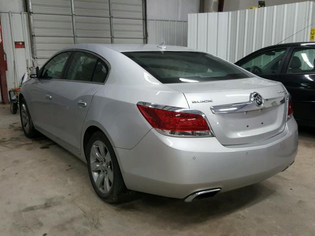 1G4GE5GD3BF101762 - 2011 BUICK LACROSSE C SILVER photo 3