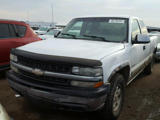 2GCEK19T5Y1358147 - 2000 CHEVROLET SILVERADO WHITE photo 2