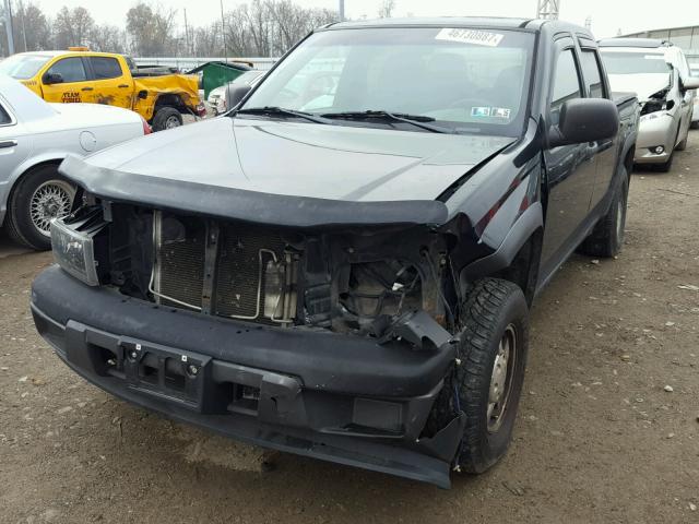 1GCDT136968309300 - 2006 CHEVROLET COLORADO BLACK photo 2