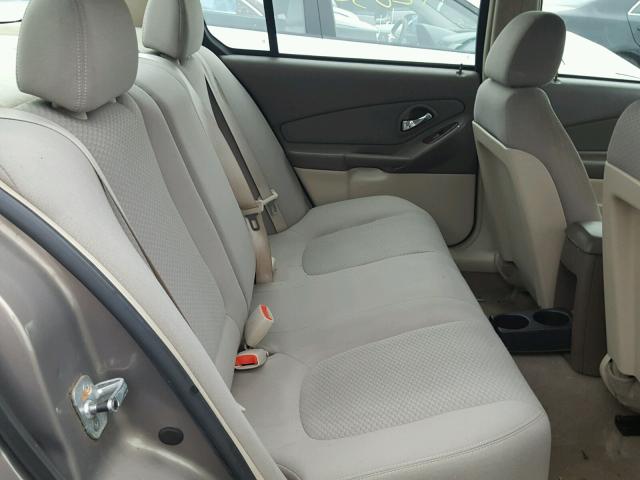 1G1ZS58N07F129919 - 2007 CHEVROLET MALIBU LS ოქროსფერი ფოტო 6