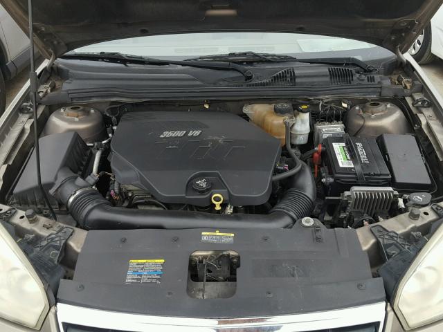 1G1ZS58N07F129919 - 2007 CHEVROLET MALIBU LS ოქროსფერი ფოტო 7