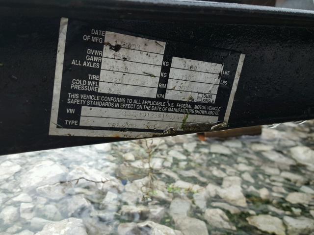 5GPNJ10123S106759 - 2003 UTILITY TRAILER შავი ფოტო 10