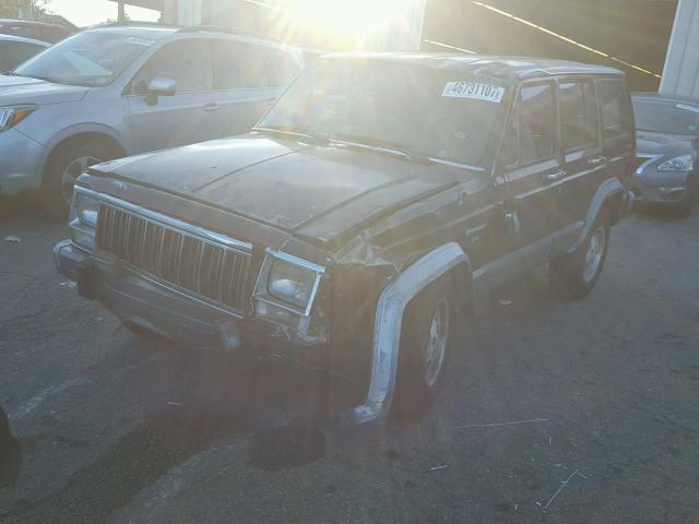 1J4FJ58S0NL136137 - 1992 JEEP CHEROKEE L BROWN photo 2