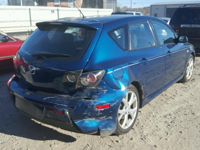 JM1BK343471601277 - 2007 MAZDA 3 HATCHBAC BLUE photo 4