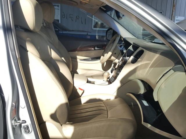 JNKAJ09E88M303272 - 2008 INFINITI EX35 BASE SILVER photo 5