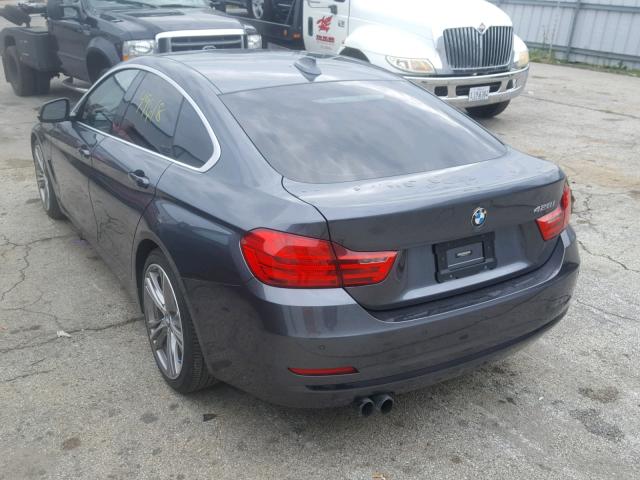 WBA4A9C58GGL87700 - 2016 BMW 428 I GRAY photo 3