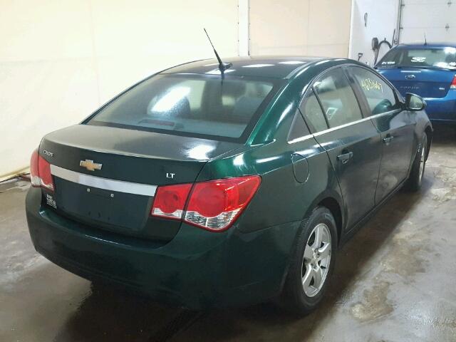 1G1PC5SB0E7430006 - 2014 CHEVROLET CRUZE LT GREEN photo 4