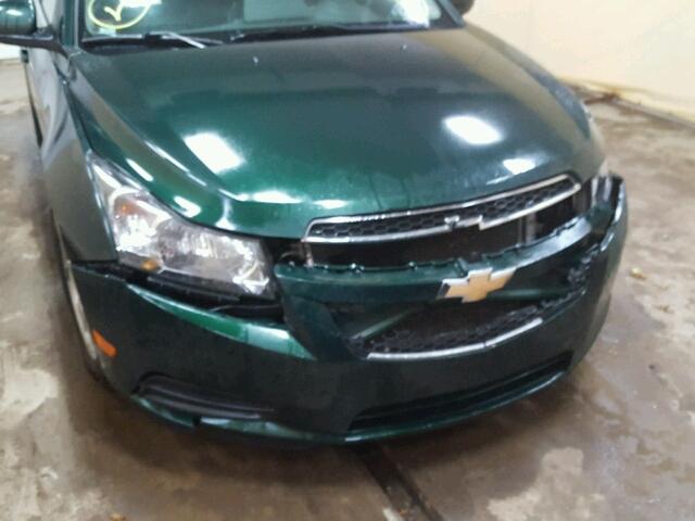 1G1PC5SB0E7430006 - 2014 CHEVROLET CRUZE LT GREEN photo 9